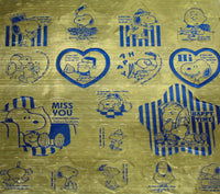 Peanuts Shiny Metallic Stickers - snoopn4pnuts.com