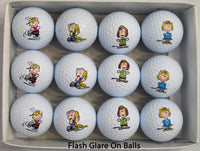 Peanuts Golf Ball Set - 4 Different Characters