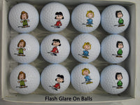 Peanuts Golf Ball Set - 4 Different Characters - snoopn4pnuts.com