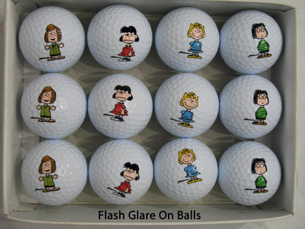 Peanuts Golf Ball Set - 4 Different Characters - snoopn4pnuts.com