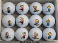 Peanuts Golf Ball Set - 4 Different Characters - snoopn4pnuts.com