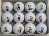 Peanuts Golf Ball Set - 4 Different Characters
