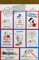 Peanuts Gang Vintage Gum-Backed Postage Stickers