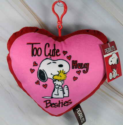 Peanuts Plush 7" Valentine's Day Heart Pillow - Snoopy - snoopn4pnuts.com