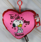 Peanuts Plush 7" Valentine's Day Heart Pillow - Snoopy