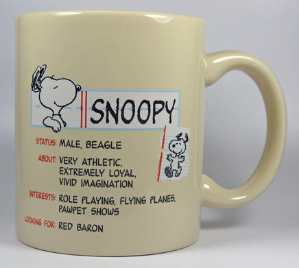 Snoopy Trivia Mug - snoopn4pnuts.com