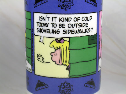 Danbury Mint Porcelain Calendar Mug - January: Winter Helper - snoopn4pnuts.com