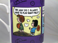 Danbury Mint Porcelain Calendar Mug - June: Baseball Season - snoopn4pnuts.com