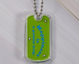 Peanuts Happiness Acrylic Key Chain - Happiness Is A Gentle Hug" - snoopn4pnuts.com