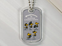 Peanuts Happiness Acrylic Key Chain - Happiness Is Wearing A Flower Crown