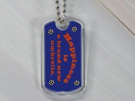 Peanuts Happiness Acrylic Key Chain - Happiness Is A New Umbrella - snoopn4pnuts.com