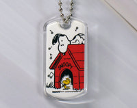 Peanuts Happiness Acrylic Key Chain - Happiness Is Having A Friend Who Likes The Same Music - snoopn4pnuts.com