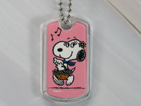 Peanuts Happiness Acrylic Key Chain - Happiness Is Getting Dressed Up - snoopn4pnuts.com