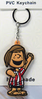 Peanuts Thick Vinyl Key Chain - Peppermint Patty