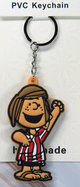 Peanuts Thick PVC Key Chain - Peppermint Patty - snoopn4pnuts.com