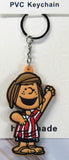 Peanuts Thick PVC Key Chain - Peppermint Patty