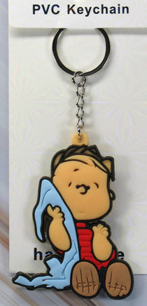 Peanuts Thick PVC Key Chain - Linus - snoopn4pnuts.com