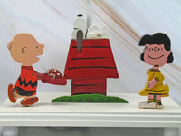 Peanuts Vintage Wooden 3 - Way Combination Lamp and Night Light - SUPER RARE! (Works Well But Missing Parts) - snoopn4pnuts.com