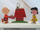 Peanuts Vintage Wooden 3-Way Combination Lamp and Night Light - SUPER RARE! (Works Well But Missing Parts)