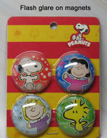 Peanuts Raised Acrylic Magnet Set