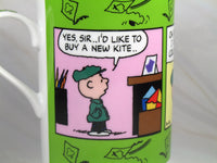Danbury Mint Porcelain Calendar Mug - March: Kite Season - snoopn4pnuts.com