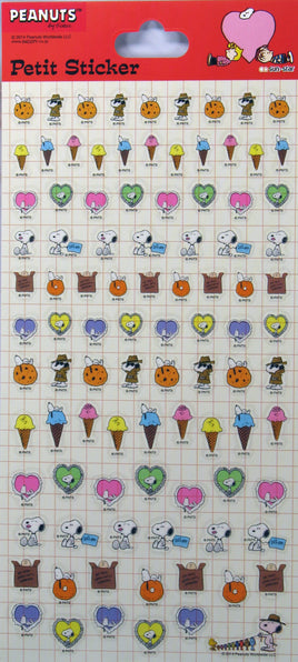 Snoopy Mini Clear - Backed Stickers (Over 90 Stickers!) - snoopn4pnuts.com