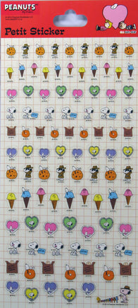 Snoopy Mini Clear - Backed Stickers (Over 90 Stickers!) - snoopn4pnuts.com