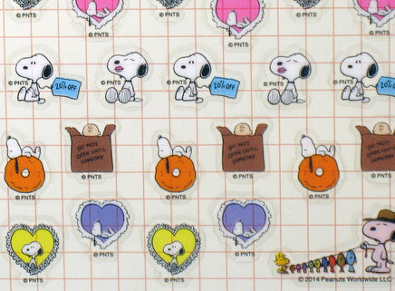 Snoopy Mini Clear - Backed Stickers (Over 90 Stickers!) - snoopn4pnuts.com