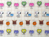 Snoopy Mini Clear-Backed Stickers (Over 90 Stickers!)