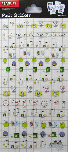 Snoopy Mini Clear - Backed Stickers (Over 90 Stickers!) - snoopn4pnuts.com