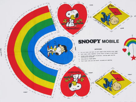 Peanuts Gang Rainbow Crib Mobile Panels / Pattern - snoopn4pnuts.com