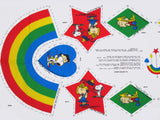 Peanuts Gang Rainbow Crib Mobile Panels / Pattern