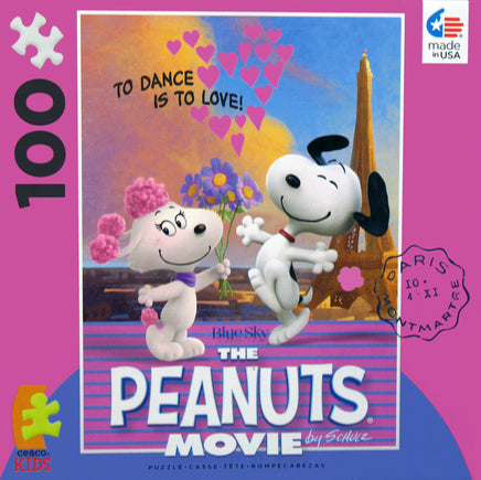 The Peanuts Movie 100 - Piece Jigsaw Puzzle - To Dance Is To Love - snoopn4pnuts.com