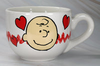 Charlie Brown Valentine's Day Soup Mug / Bowl