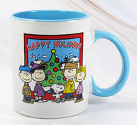 Peanuts Large Holiday Christmas Mug - snoopn4pnuts.com