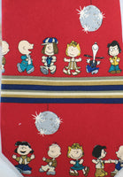 PEANUTS DISCO BALL Silk Neck Tie (FREE Gift Box!) - Near Mint - snoopn4pnuts.com