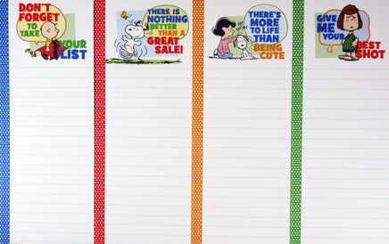Peanuts Gang Philosophical Magnetic Note Pad - snoopn4pnuts.com