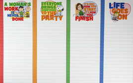 Peanuts Gang Philosophical Magnetic Note Pad - snoopn4pnuts.com