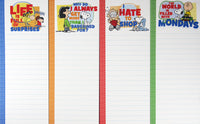 Peanuts Gang Philosophical Magnetic Note Pad - snoopn4pnuts.com