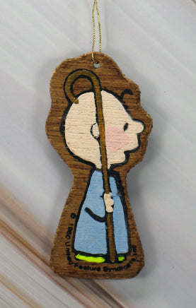 Wooden Ornament - Charlie Brown Shepard - snoopn4pnuts.com