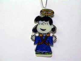 Lucy Angel Faux Stained Glass Ornament