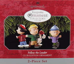 1998 Peanuts Keepsake Collector's Club Exclusive Ornament Set - 25th Anniversary