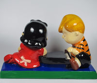 Peanuts Philosophy Figurine - Lucy and Schroeder - snoopn4pnuts.com
