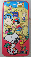 Peanuts Farming Metal Pencil Box With Removable Tray