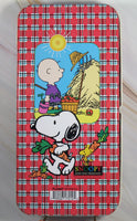 Peanuts Farming Metal Pencil Box With Removable Tray - snoopn4pnuts.com