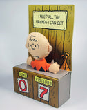 Charlie Brown Baseball Pillow Doll With Stand - RARE!