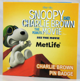 Peanuts Movie Enamel Pin - Charlie Brown - snoopn4pnuts.com