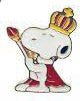 King Snoopy Enamel Pin - snoopn4pnuts.com