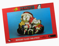Charlie Brown and Snoopy Large Vintage Mercury Glass Christmas Figurine - RARE! - snoopn4pnuts.com