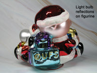 Charlie Brown and Snoopy Large Vintage Mercury Glass Christmas Figurine - RARE! - snoopn4pnuts.com